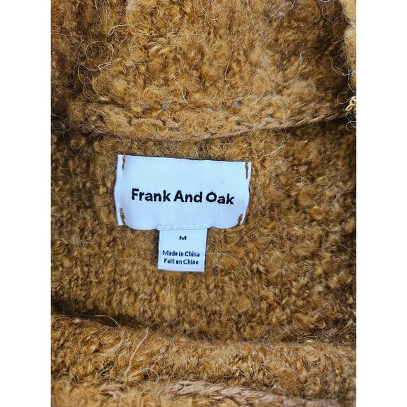 Frank and Oak Fuzzy Boucle Crewneck Sweater, Size M - Picture 5 of 10